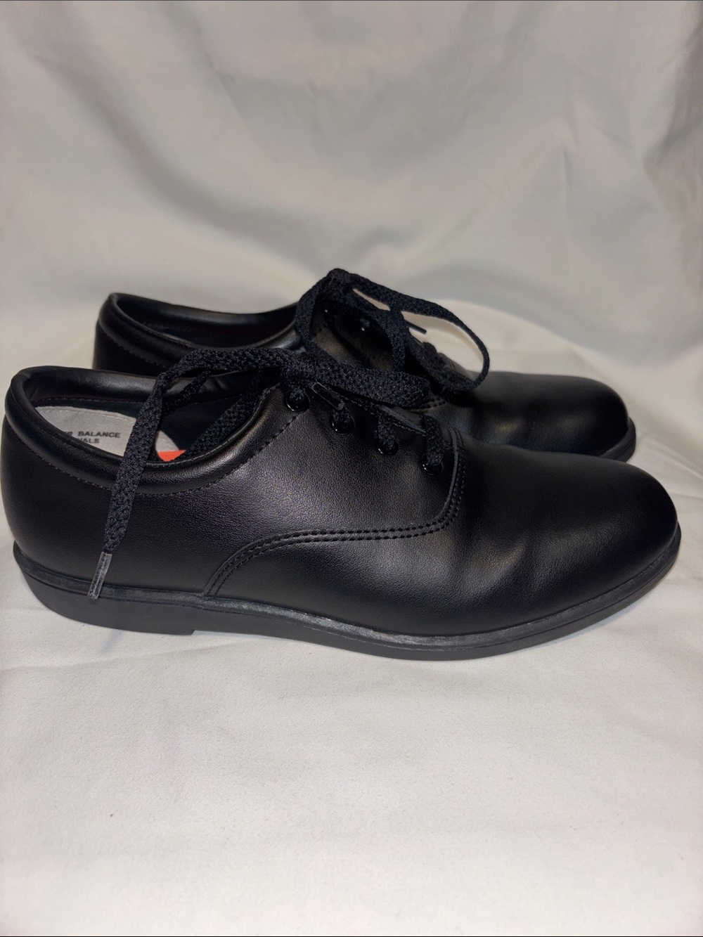 Dinkles Black  Lace-Up Dress Shoe unisex